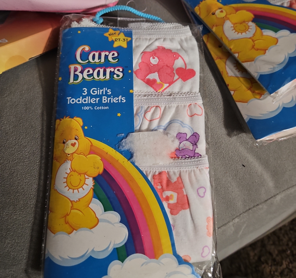 Care Bears Girls' Briefs - Pink and White